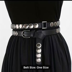 Round studded belt - Khaite Benny look